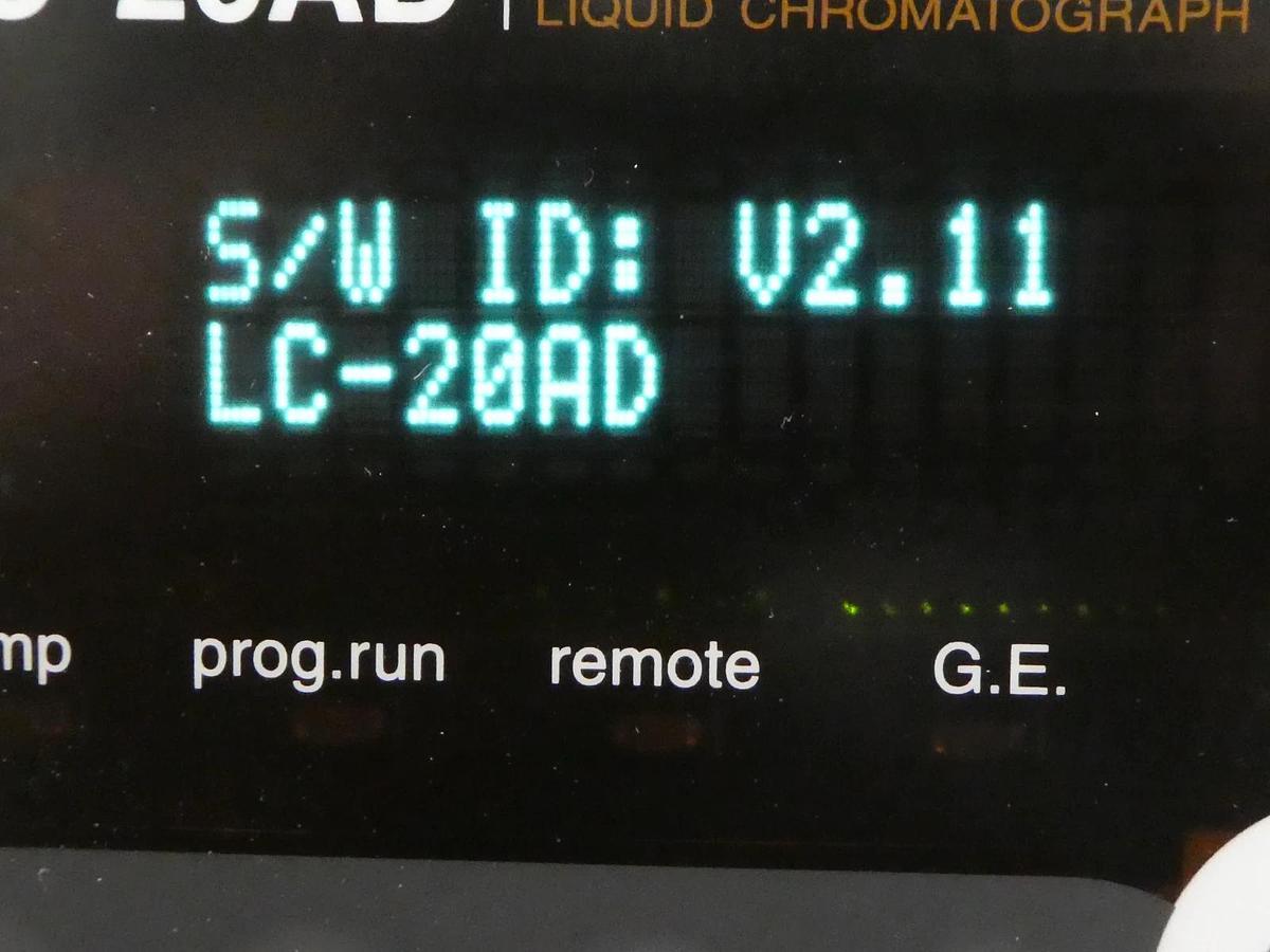Used Shimadzu 228-45000-42 Liquid Chromatography LC-20AD Prominence LC V2.11 Working