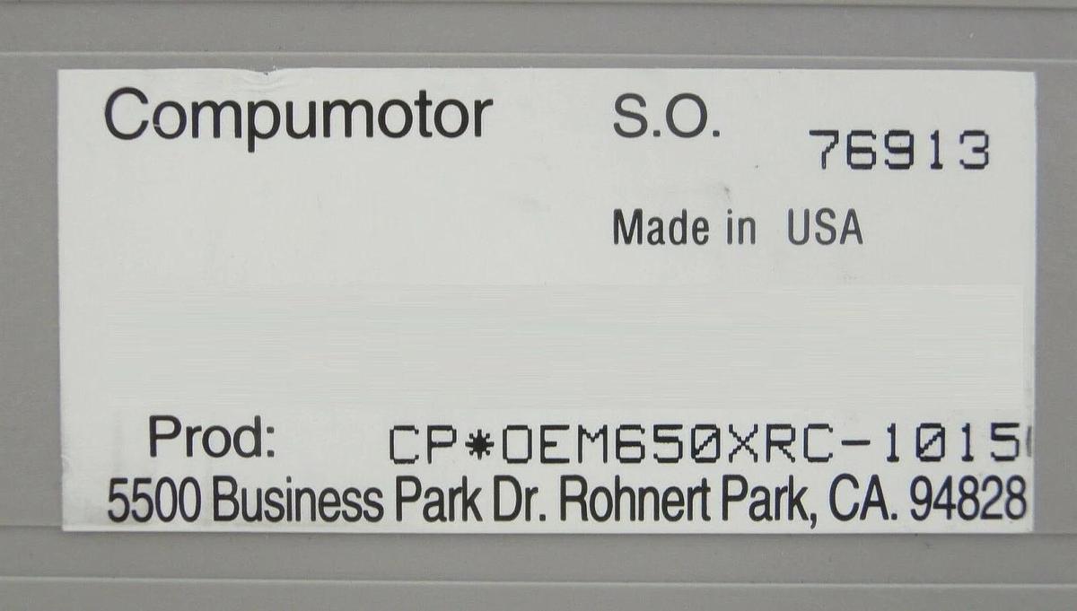 Used Parker Compumotor OEM Series Indexer Lot of 3 OEM650X-RC CP*OEM650XRC1015 Spare