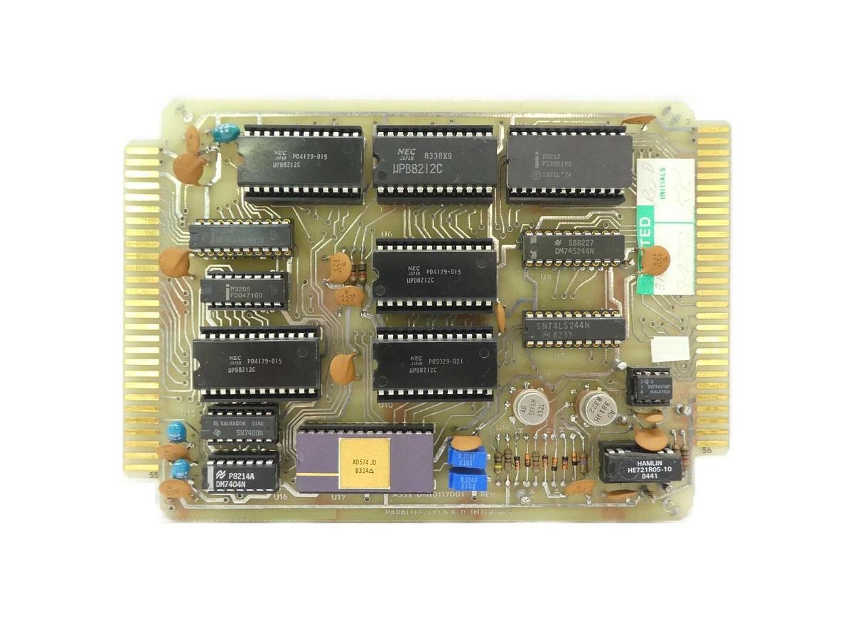 Used Varian Semiconductor VSEA D-H0117001 Parallel I/O Interface PCB H0117001 Rev. D