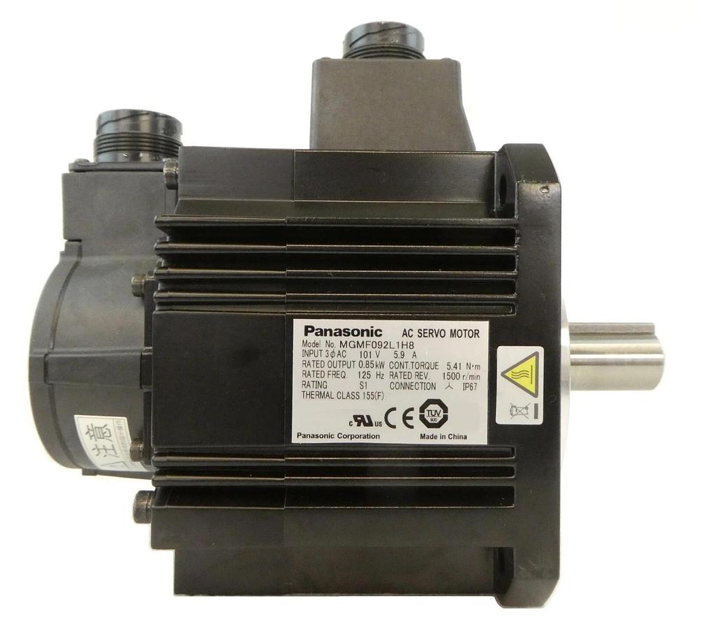 Used Panasonic MGMF092L1H8 Industrial AC Servo Motor MINAS A6 Working Surplus