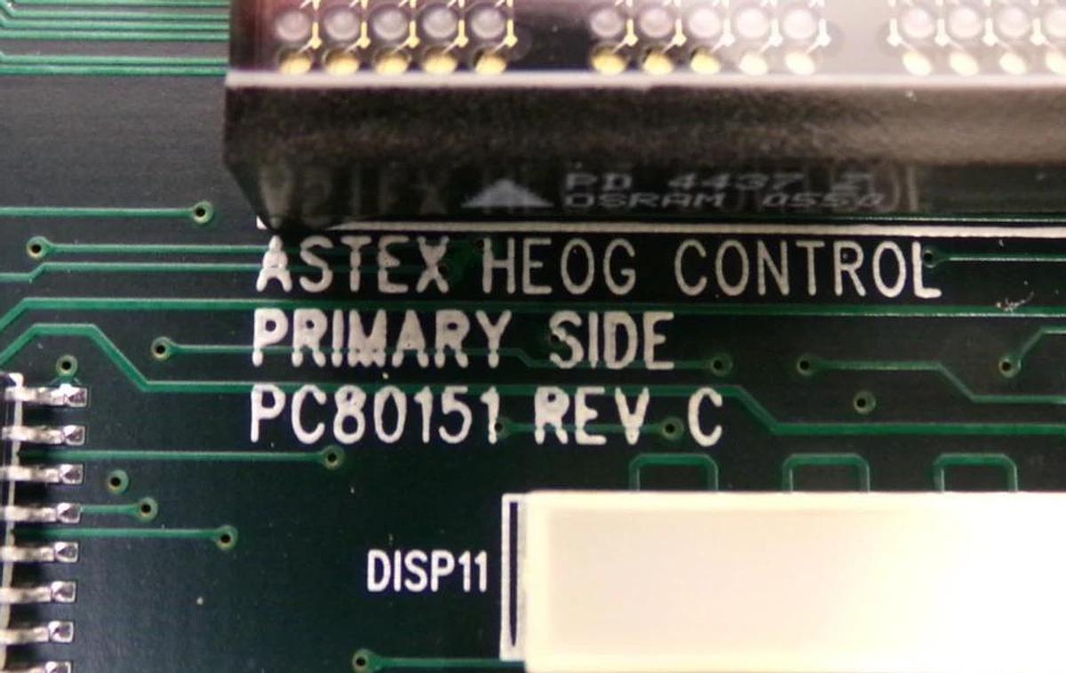Used MKS Instruments SA86250 HEOG Control PCB ASTeX PC80151 AX8400 Working Surplus