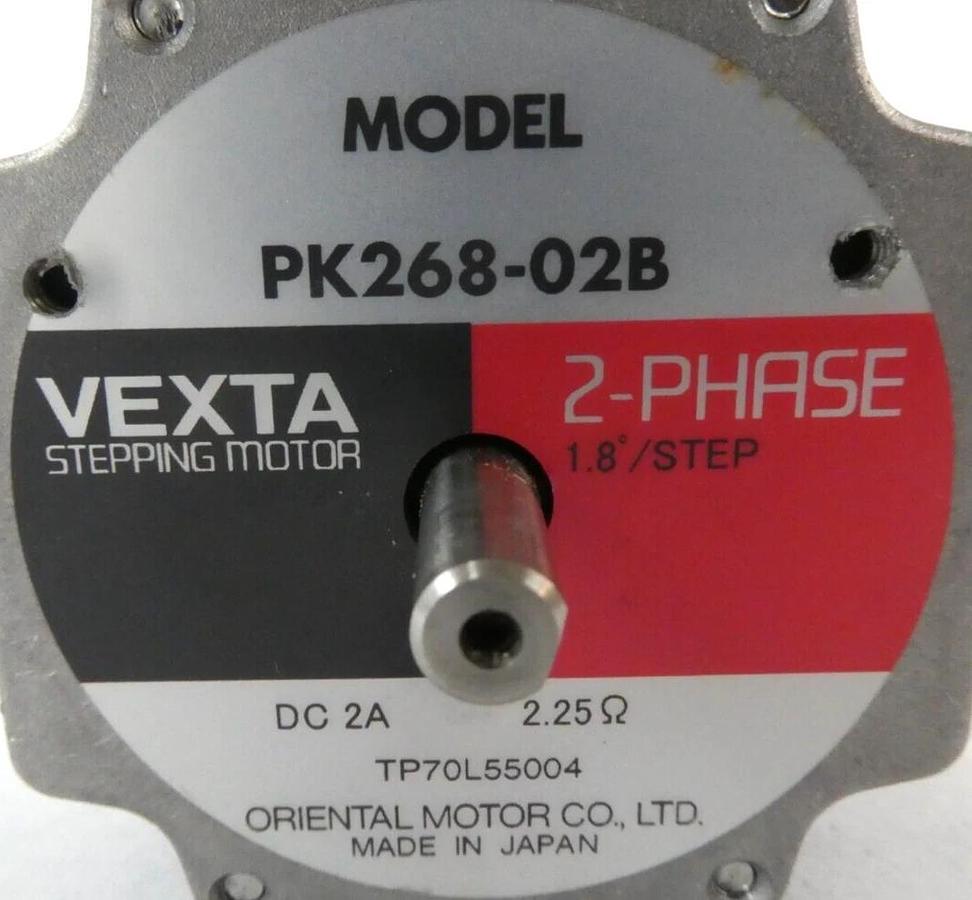 Oriental Motor PK268-02B 2-Phase Stepping Motor VEXTA AMAT P5000 Lot of 2 New