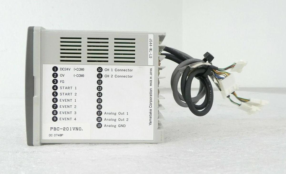 Used Yamatake PBC-201VNO Edge Measurement Sensor Controller Nikon NSR FX-601F Working