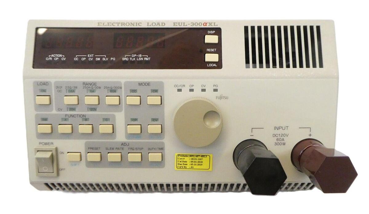Used Fujitsu Electronic EUL-300αXL Electronic Load Module 300W Working Surplus
