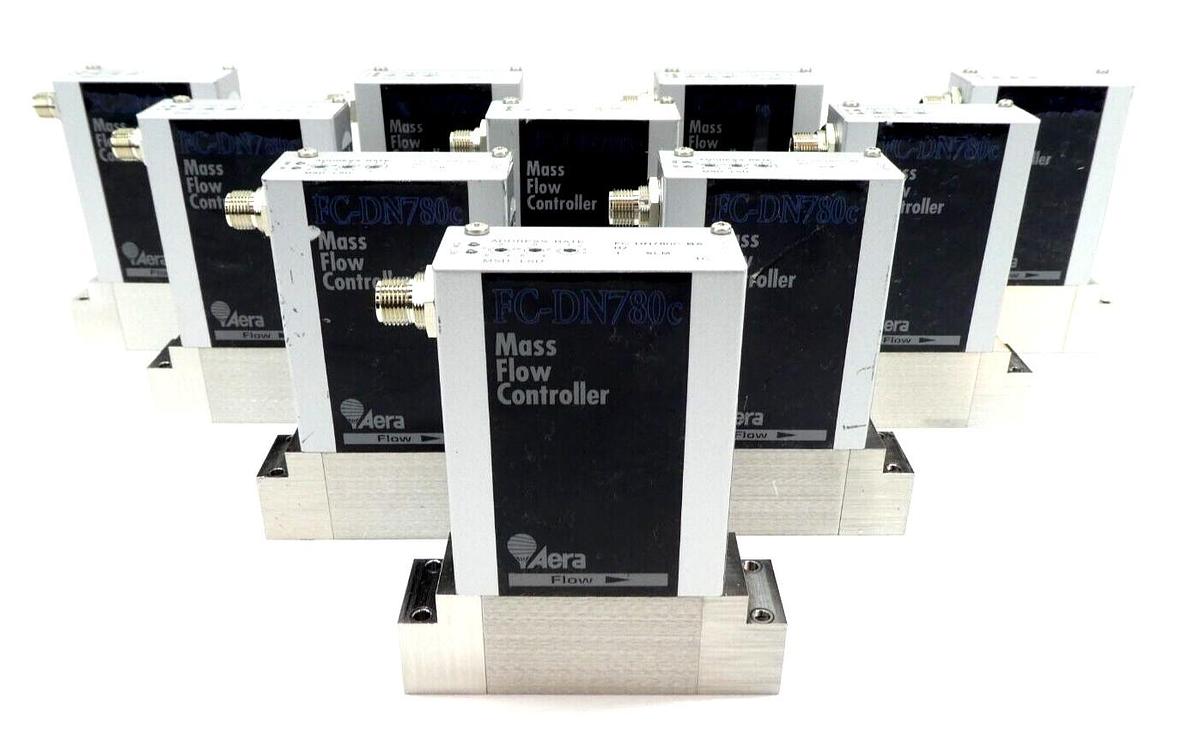 Used Aera FC-DN780CBA Mass Flow Controller MFC 1000 SCCM H2 Lot of 10 Working