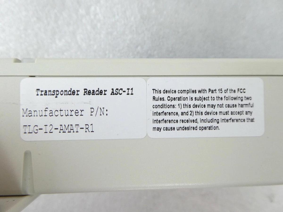 Used AMAT Applied Materials 0190-24484 Transponder Reader w/Antenna 0190-10813 Spare