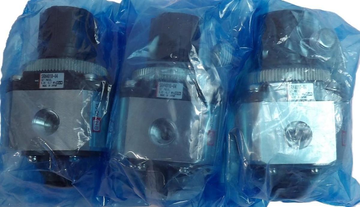 SMC SRH4010-04 Pressure Regulating Valve Reseller Lot of 3 New