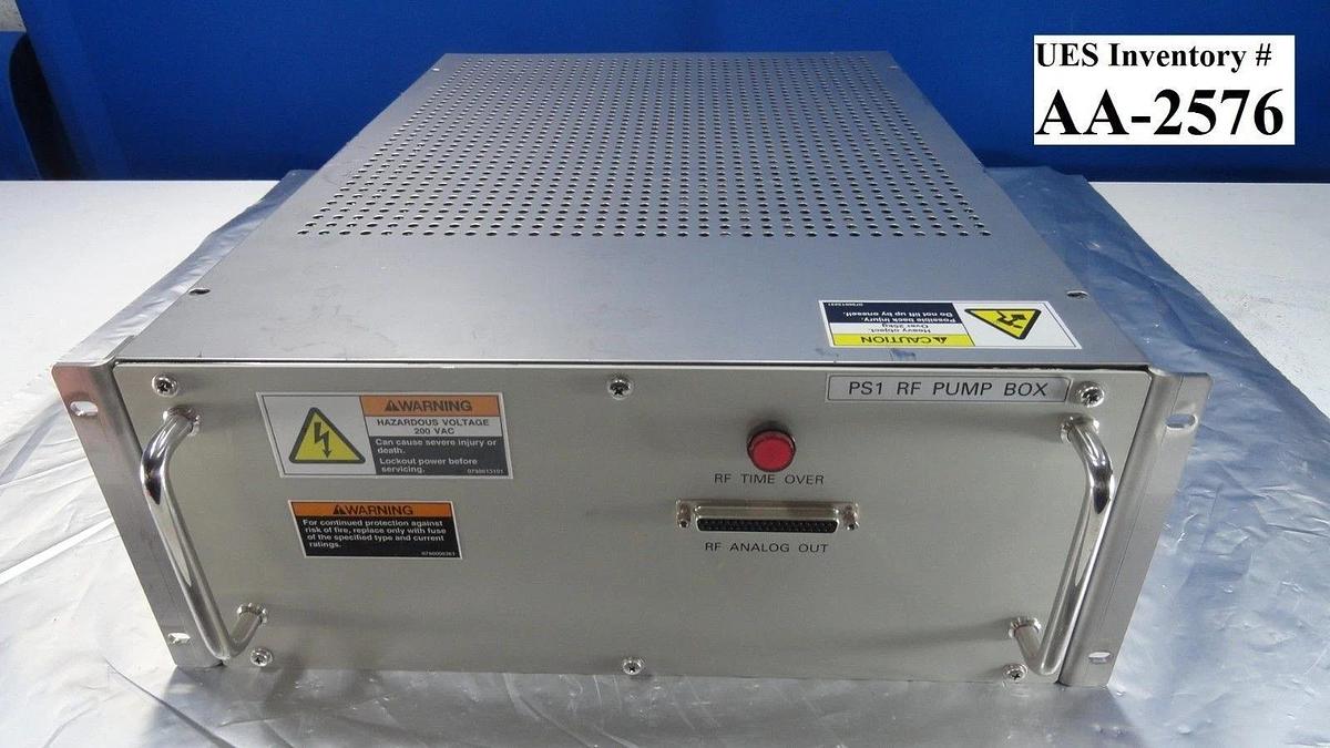 Used TEL Tokyo Electron PS1 RF Pump Box TYB62F-1/PUMP T-3044SS Etcher Used