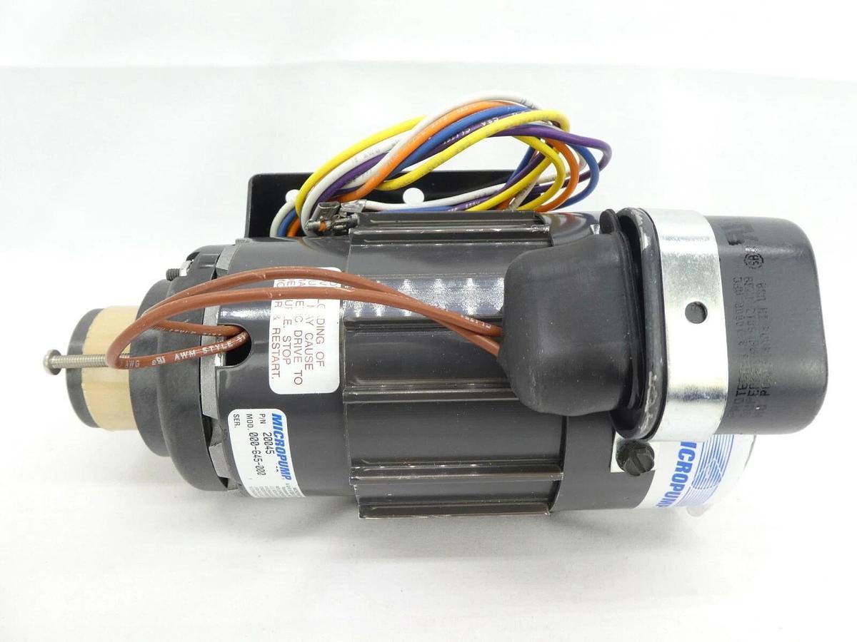 Used Micropump 20045 Pump 000-645-000 with Emerson K33MYB5N-772 Motor Working Surplus