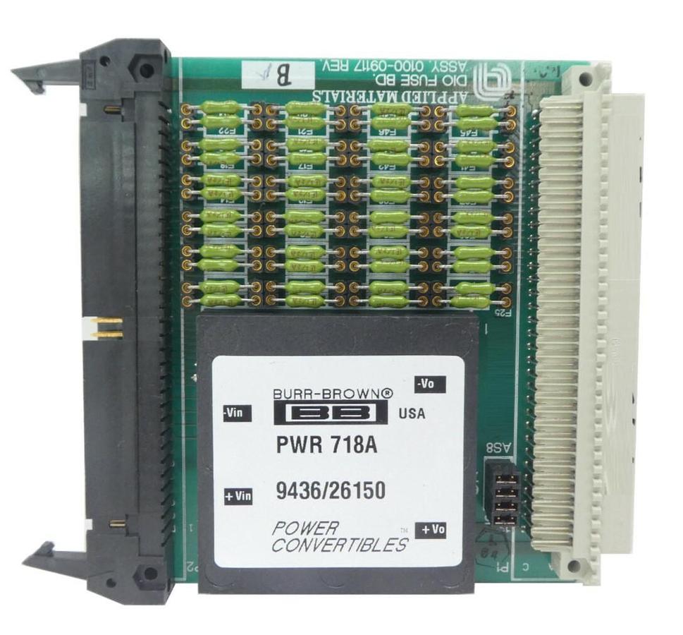 Used AMAT Applied Materials 0100-09117 DIO Fuse Board PCB Precision 5000 P5000 Spare