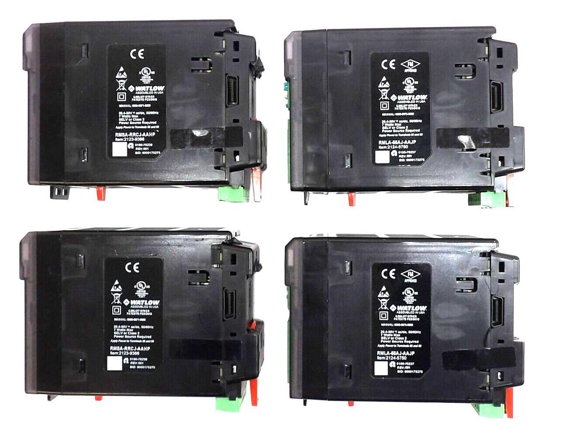 Used Watlow RMLA-55AJ-AAJP RMSA-RRCJ-AAHP Temperature Controller Lot of 4 Working