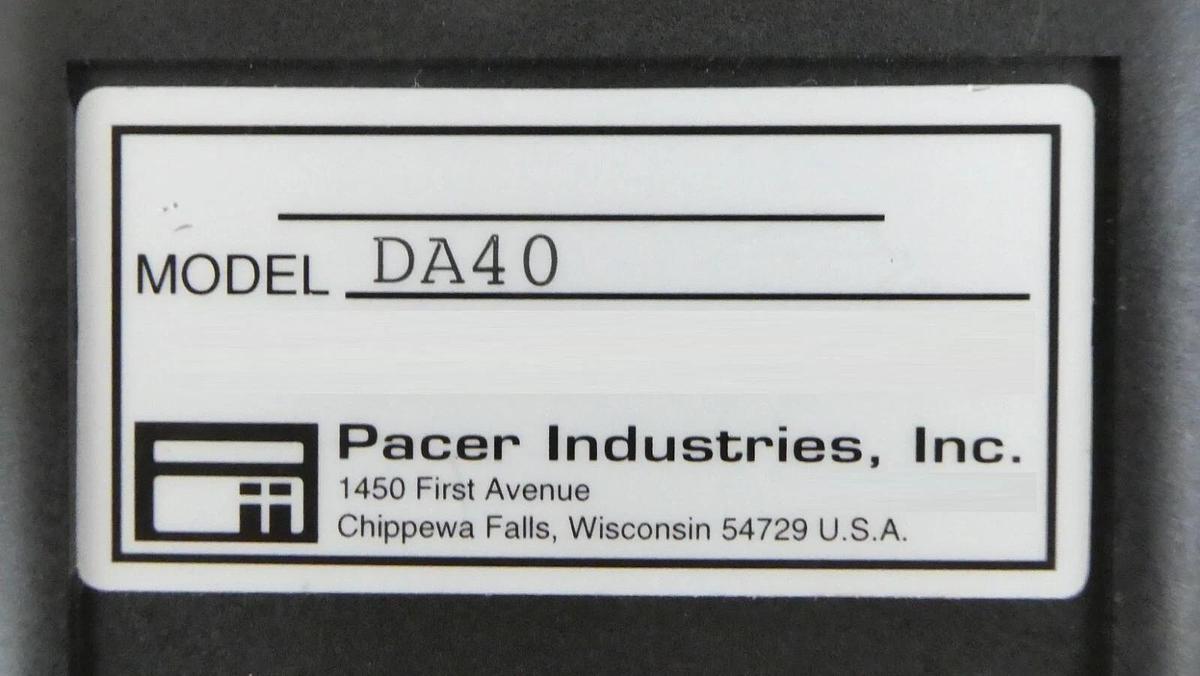 Used Pacer Industries DA40 Digital Rotating Vane Anemometer Set Working Surplus