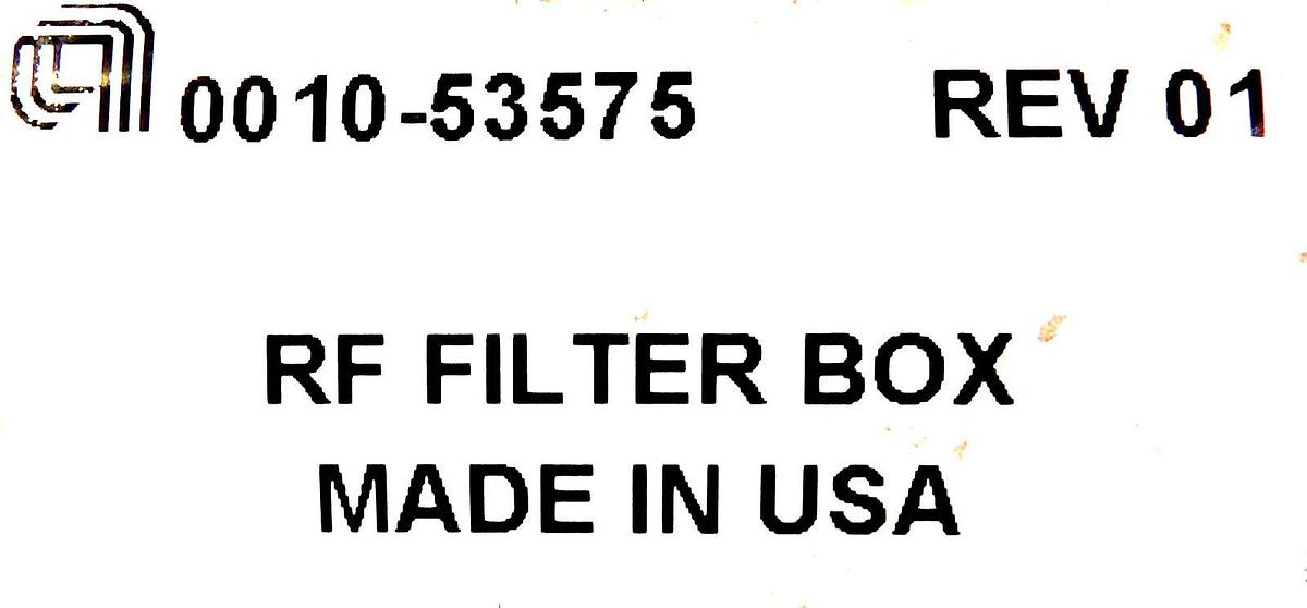 Used AMAT Applied Materials 0010-53575 RF Filter Box 0022-01547 Working