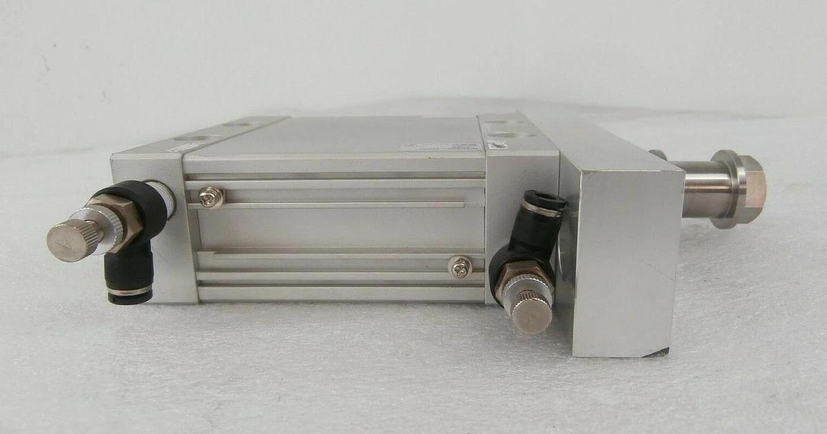 Used SMC MDUB63-60DM-F7BV Compact Cylinder Lot of 2 TEL Tokyo Electron Telius Working