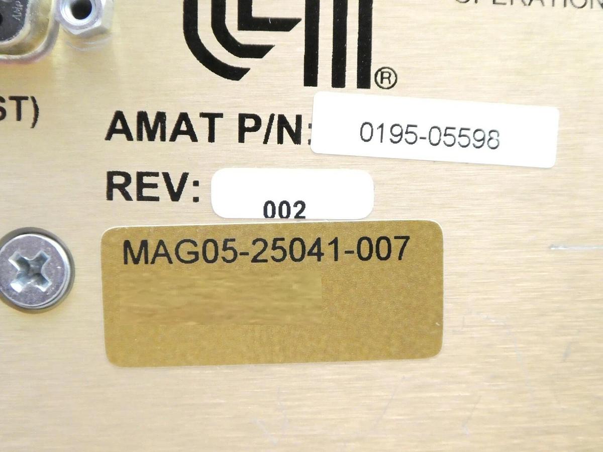 Used Kollmorgen MAG05-25041-007 EMAG 4 Chan Power System AMAT 0195-05598 Cu Working