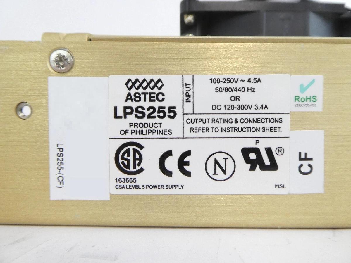 Used Astec LPS255-(CF) CSA Level 5 Power Supply Assembly LPS255 Working Surplus