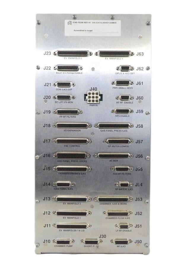 Used AMAT Applied Materials 0195-15206 Cioc Ecat Bluerock Chamber Working Surplus