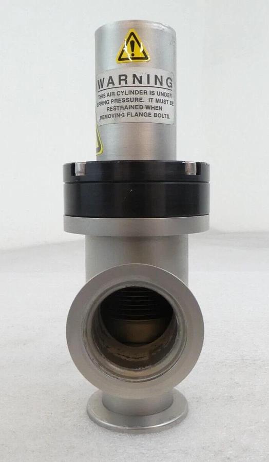 Used Nor-Cal Products 3870-01455 Pneumatic Angle Valve Reseller Lot of 2 AMAT Working