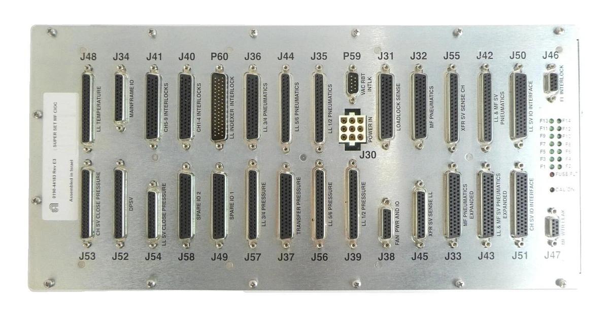 Used AMAT Applied Materials 0190-44183 Super Set MF CIOC Module Working Surplus
