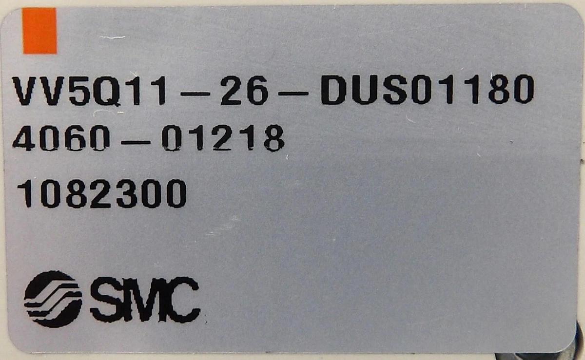 Used SMC VV5Q11-26-DUS01180 26-Port Pneumatic Manifold AMAT 4060-01218 Working