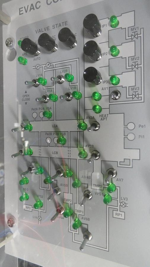 Used Hitachi EVAC Control Panel No Keys S-9380 Used Working