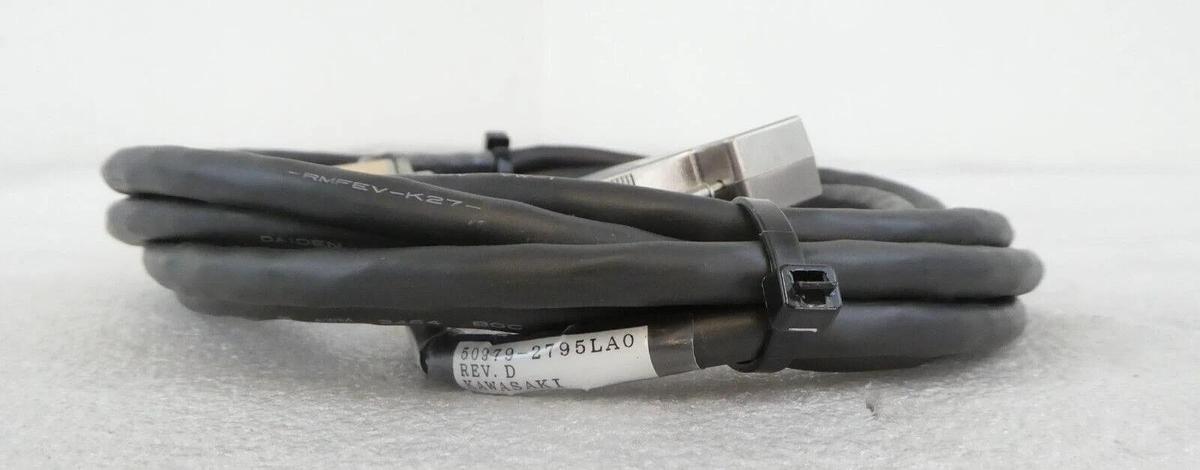 Used Kawasaki 50979-2795LA0 300mm Wafer Robot Interface Cable Working Surplus
