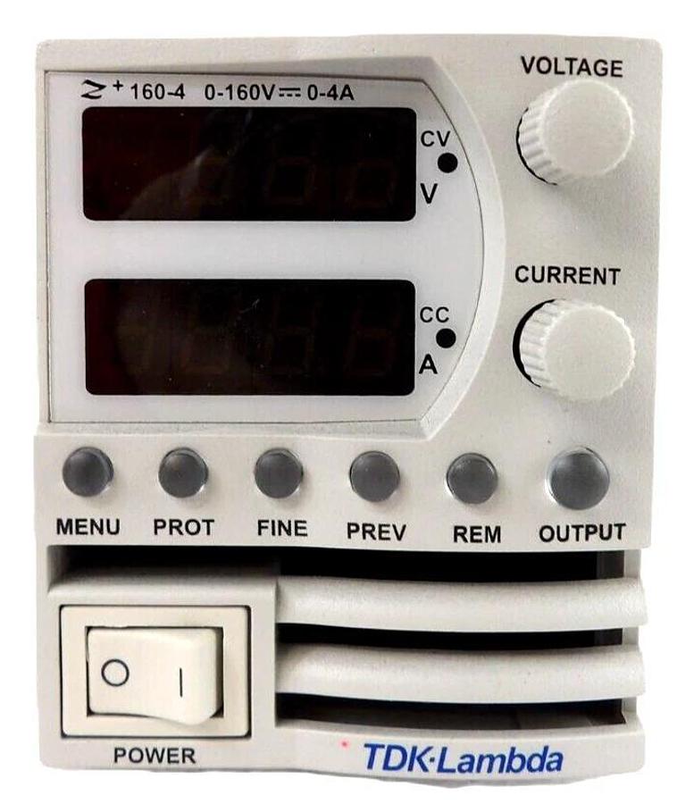 Used TDK-Lambda Z160-4/CS Programmable DC Power Supply 0-160V 0-4A Working Surplus