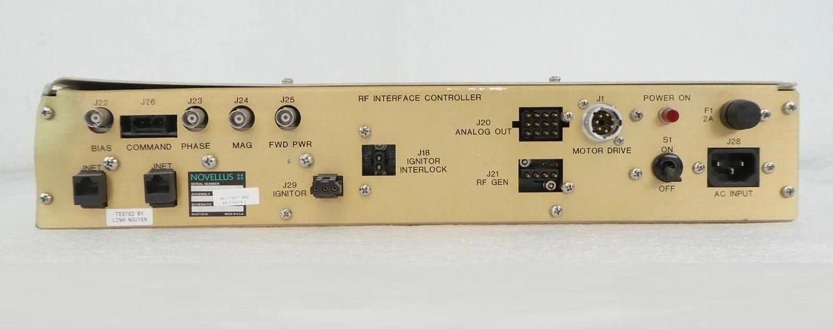 Used Novellus Systems 04-719317-04 RF Interface Controller Dented Spare Surplus