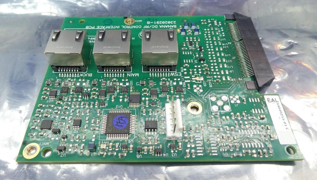 Used AE Advanced Energy 23020291-B Banana DC/RF Control Interface PCB 33020255-01
