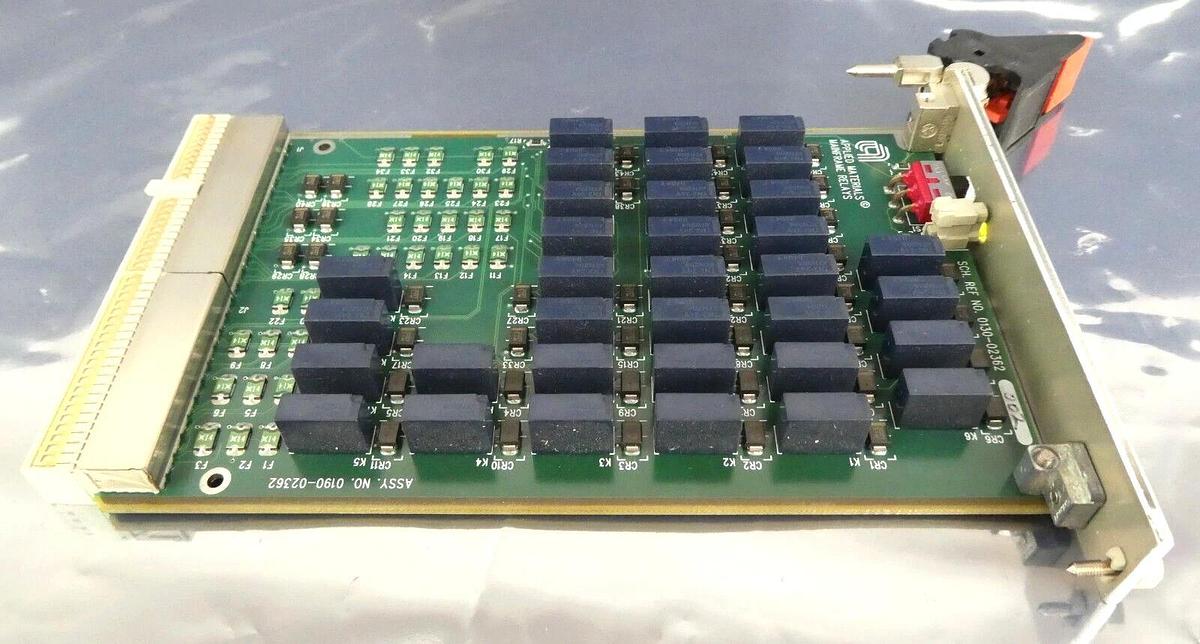 Used AMAT Applied Materials 0190-02362 Mainframe Relay Module PCB Card Working