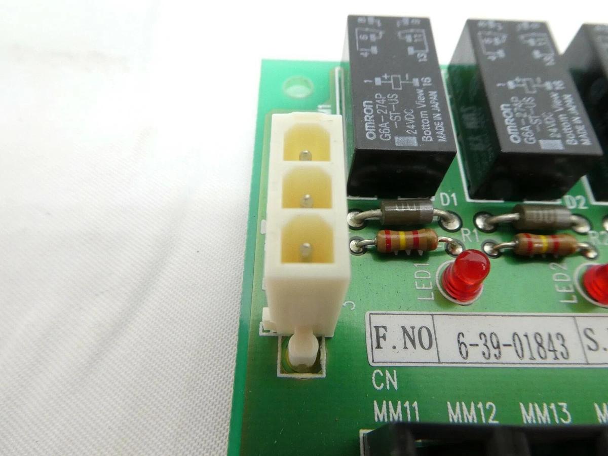 Used TEL Tokyo Electron 6-39-01843 Timer Board PCB KE-SUP2-EXHALM Working Surplus