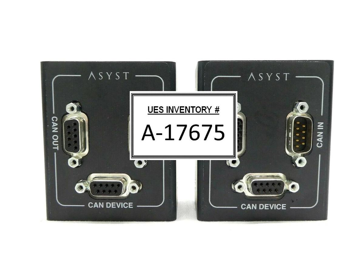 Used Asyst Technologies 9701-2935-01 CAN Device CAN TEE-RoHS Rev. B Lot of 2 Working
