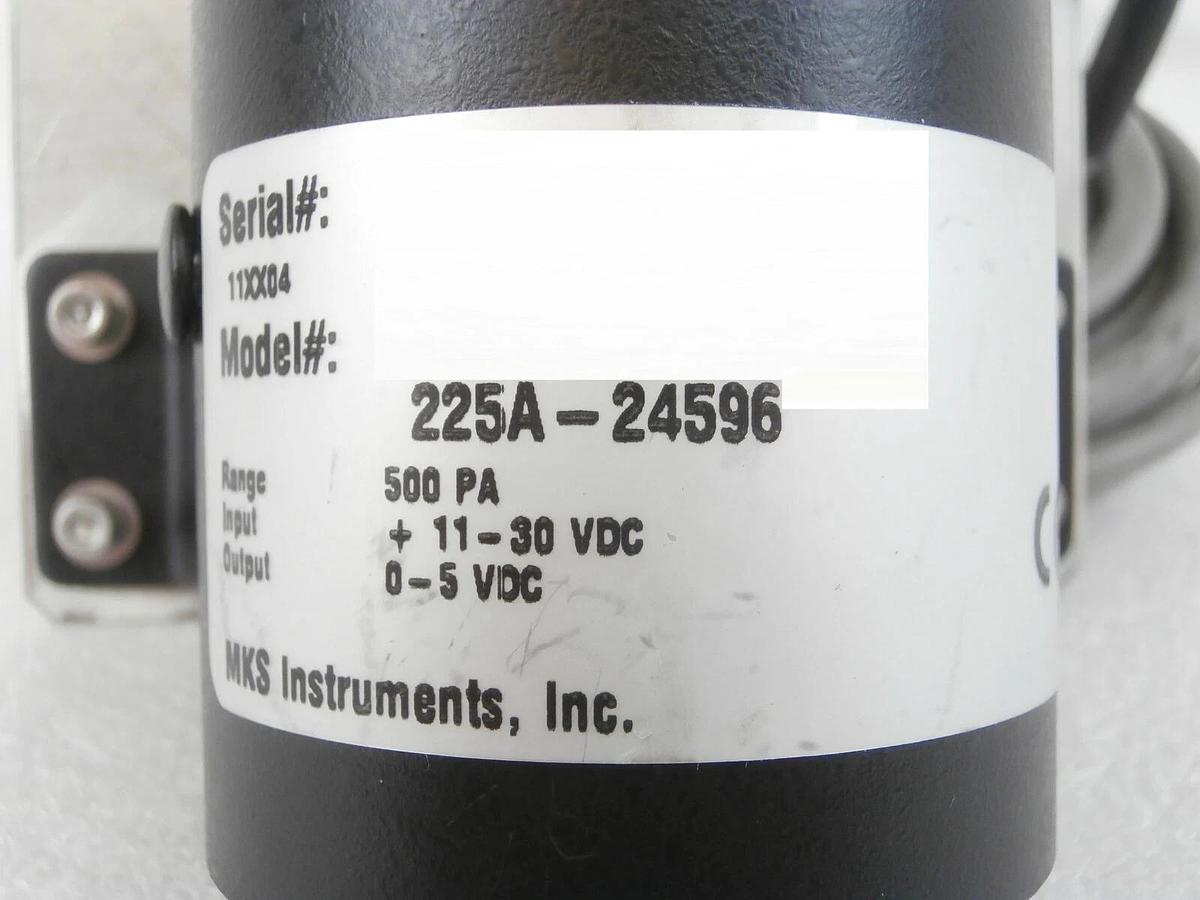 Used MKS Instruments 225A-24596 Baratron Pressure Transducer Type 225A Tested Working