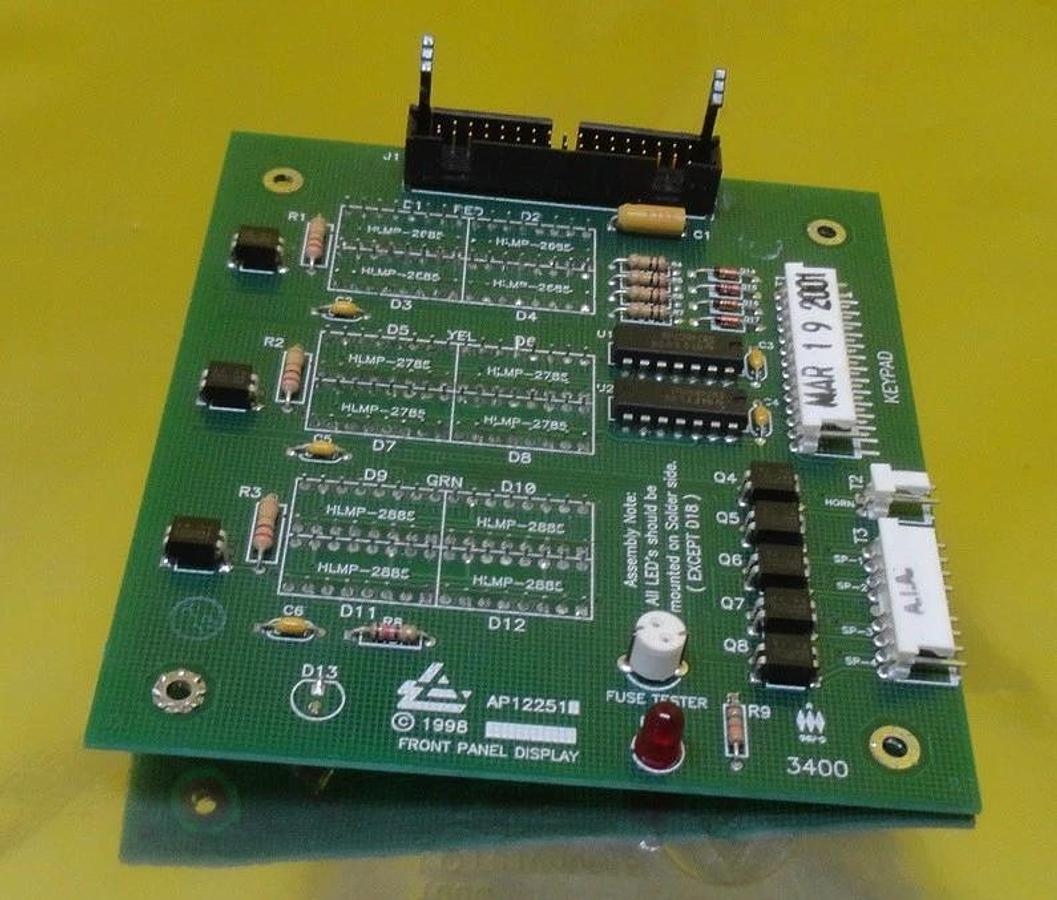 Used Air Products AP12251 Front Panel Display Board PCB Used Working