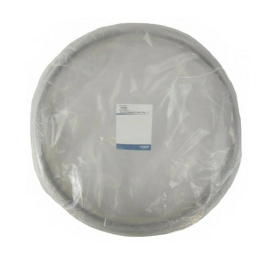Trikon Technologies 701841 Titanium Extended Anode Ring Ti New Surplus