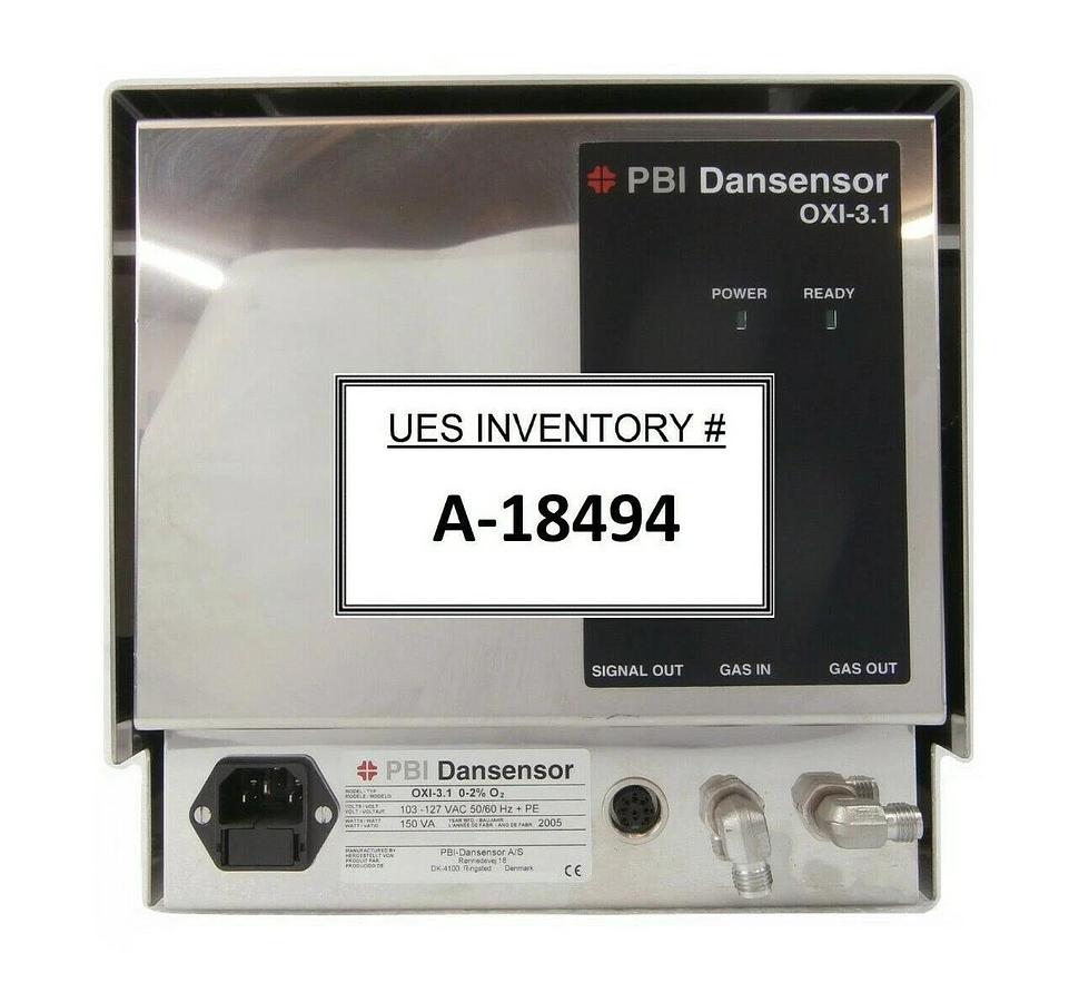 Used PBI Dansensor OXI-3.1 0-2% O2 Portable Oxygen Indicator Working Surplus