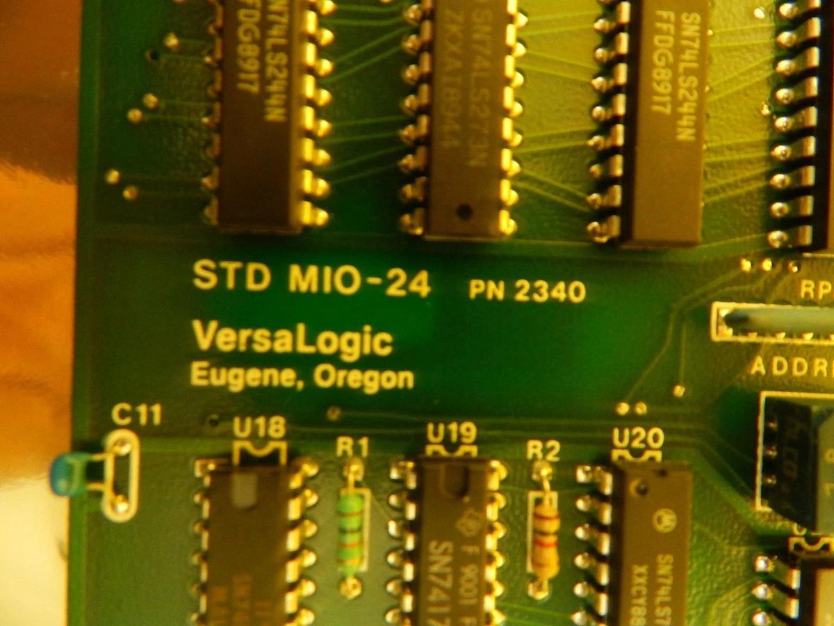 Used VersaLogic 2100-0120 Relay PCB Card VL-MIO-24 AG Associates 4100s Used Working