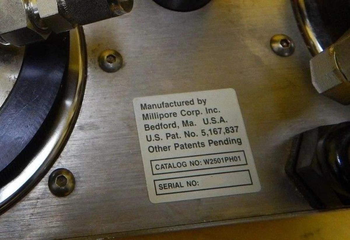 Used Millipore W2501PH01 Photoresist Pump Photo-250 Stainless Head Working Surplus