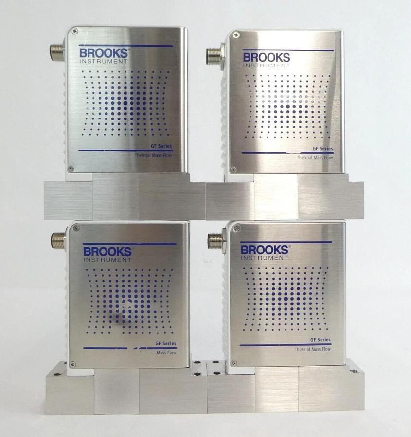 Used Brooks GF125C Mass Flow Controller MFC GF125CXXC Lot of 11 Working Surplus