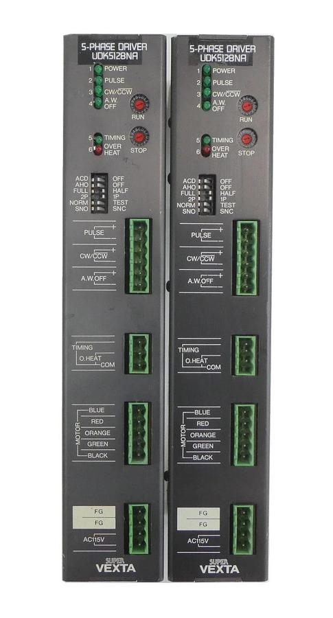 Used Oriental Motor UDK5128NA 5-Phase Driver Super VEXTA Lot of 2 Working