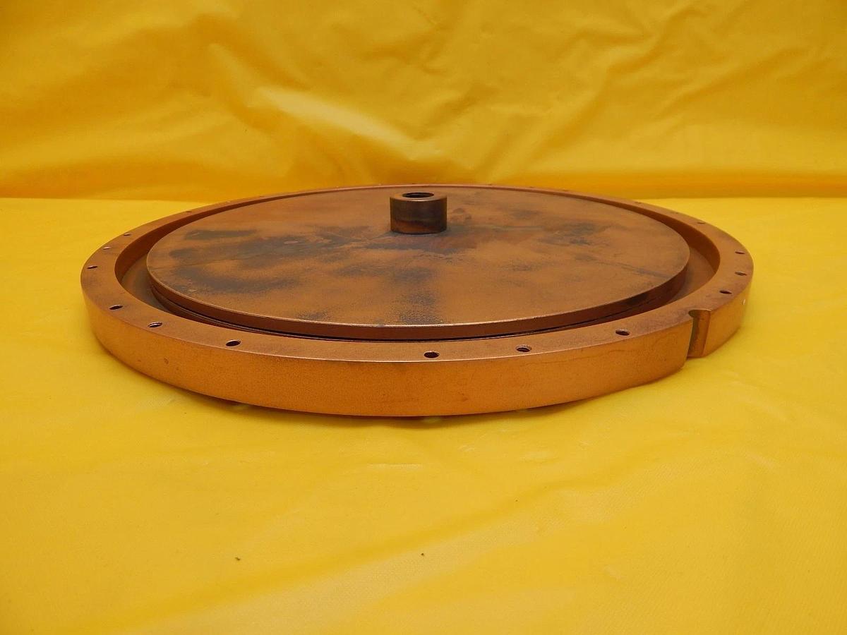 Used Materion Microelectronics ZTH-7179 Ti Titanium Target for Nordiko Used Working