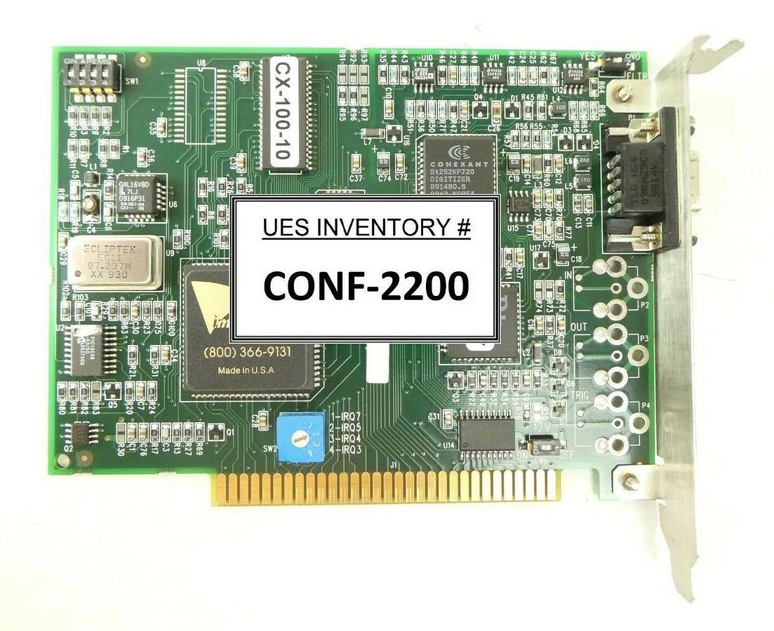 Used ImageNation CX100-10 Frame Grabber PCB Card Nova 840 Varian 210-40590-01 Working