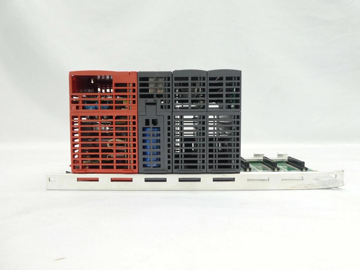 Used Mitsubishi MELSEC-Q PLC Control Assembly Q02HCPU QX42 QY41P Damaged Case As-Is