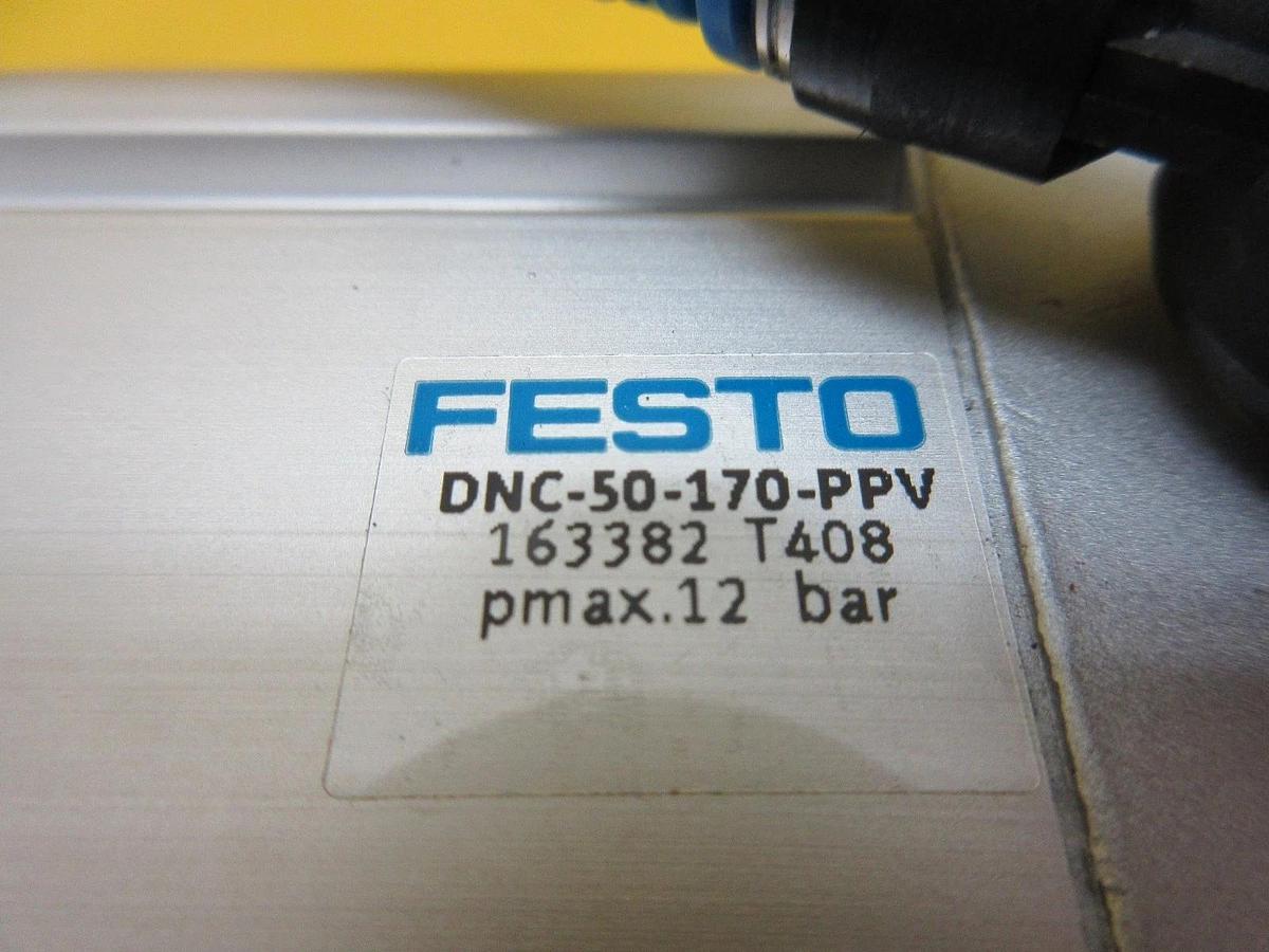 Used Festo DNC-50-170-PPV Pneumatic Cylinder AMAT Attachment 0020-05210 Lot of 6 Used