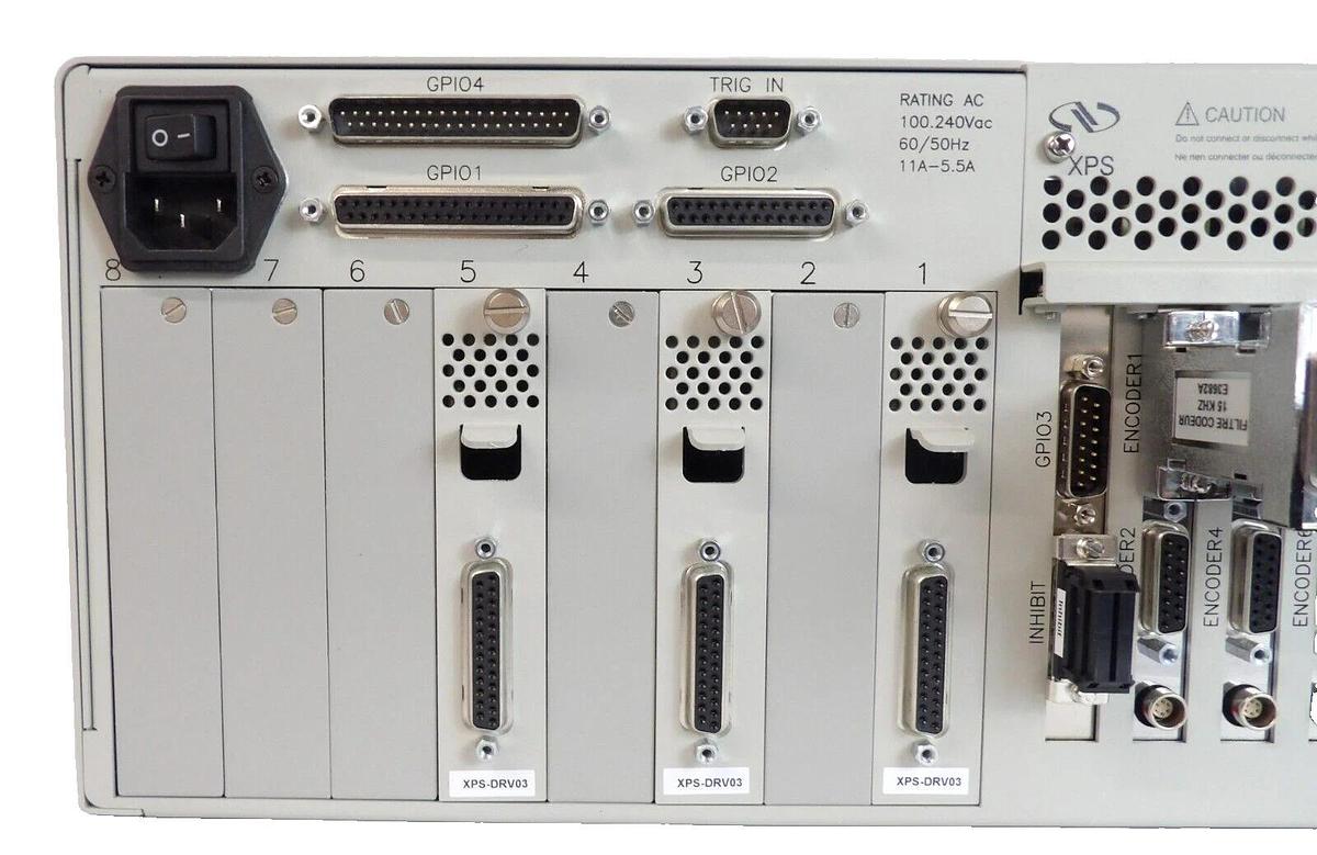 Used Newport XPS-Q 3-Axis Motion Controller Driver XPS-DRV03 XPS Series Untested