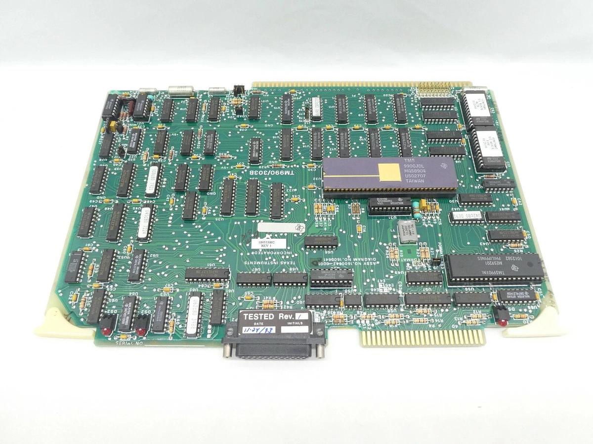 Texas Instruments 1600642-0001 D Floppy Disc Control PCB Card Varian 109533002