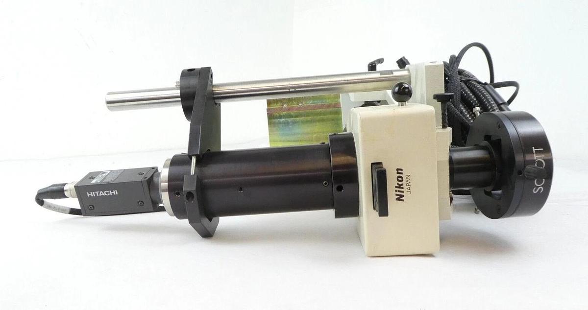 Used J-MAR Precision 300 Inspection Head Microscope Assembly Nikon Hitachi Working