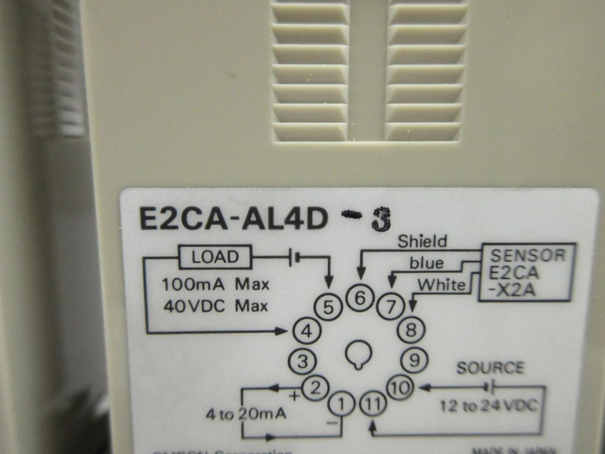 Used Omron E2CA-AL4D-3 Proximity Sensor Amplifier Assembly Set of 6 Nikon NSR Working