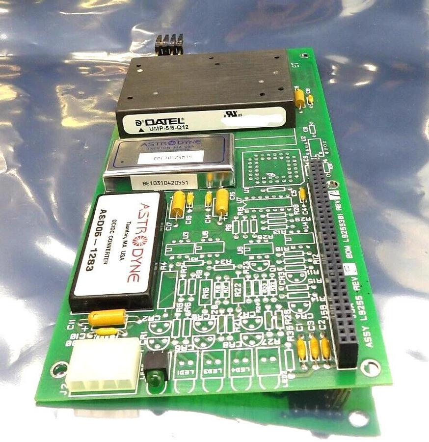 Used Varian L9256 Leak Detector Board PCB L9255301 Working Surplus