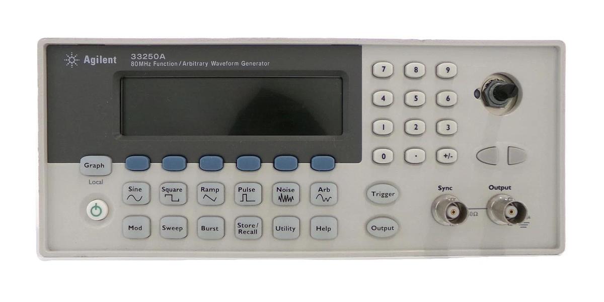 Used Agilent Technologies 33250A 80MHz Function/Arbitrary Waveform Generator Spare